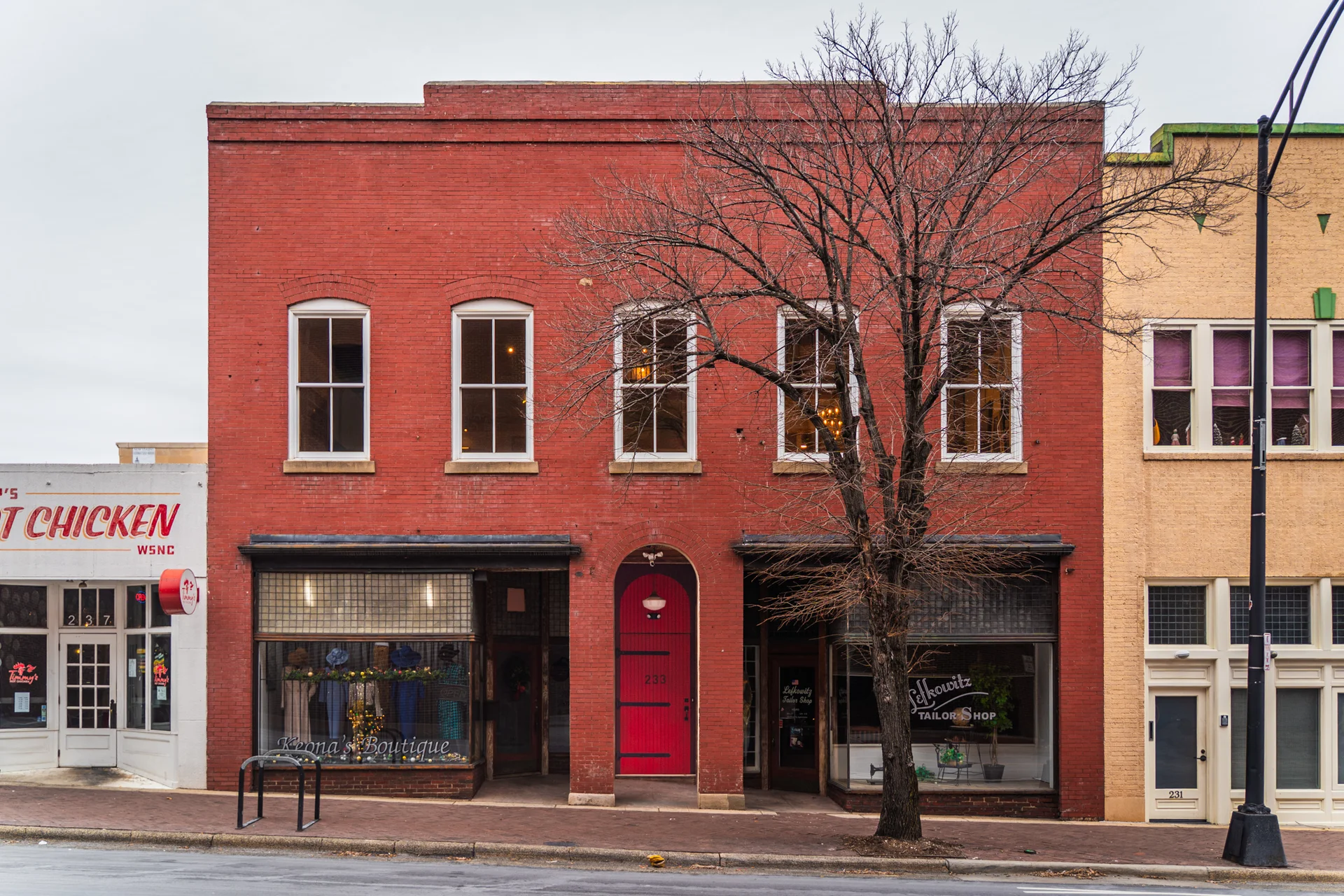 The Loft exterior — historic brick building