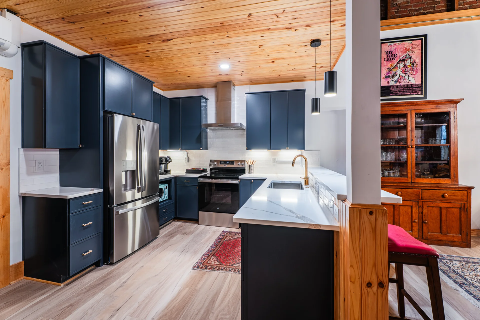 Modern kitchen with premium appliances